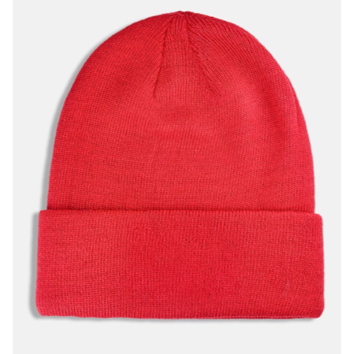 Унисекс шапка 4F, акрилна, червена, един размер