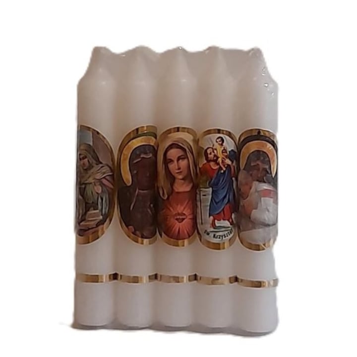 Szentképes gyertya 16, 5x112 mm, 5 darab