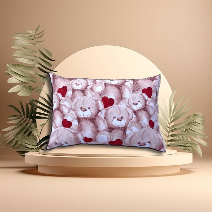 NATURA - Gyógynövényes Tönkölypelyva Gyermekpárna, Kismackó