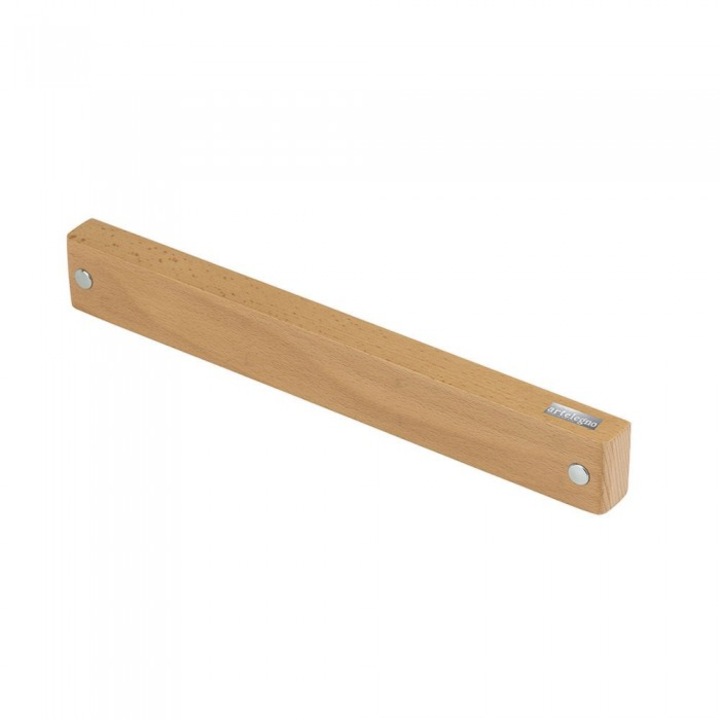 Suport magnetic pentru cutite, din lemn de fag, 50cm