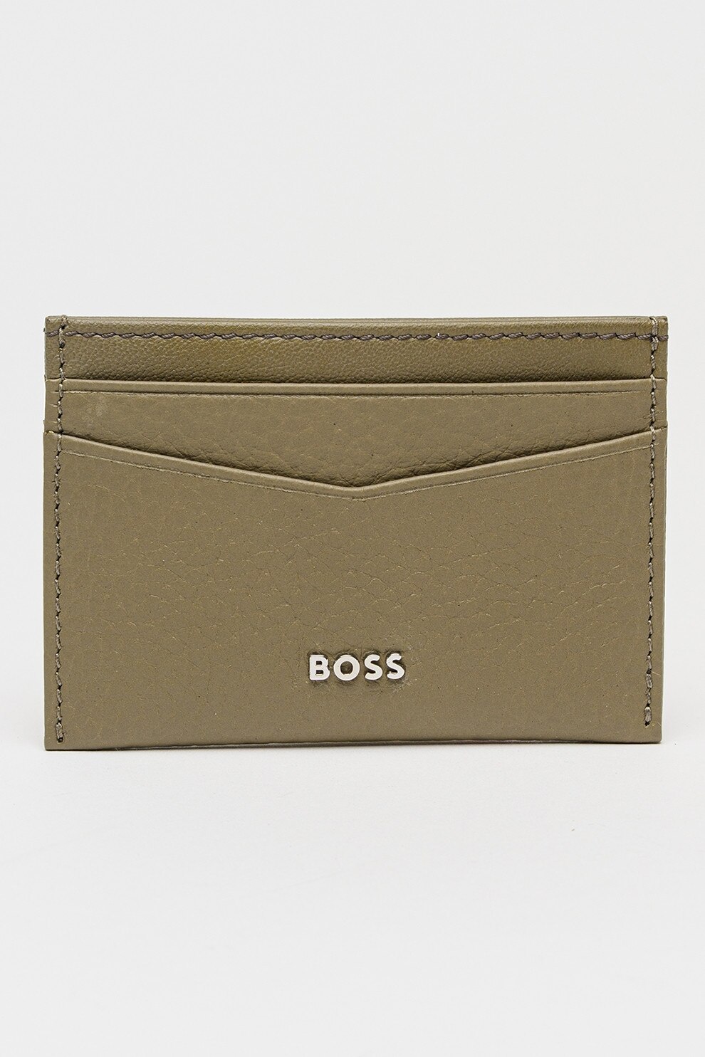 BOSS, Portcart de piele, Kaki
