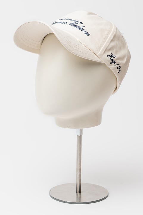 HUGO, Sapca cu logo brodat Cara, Alb, Gri inchis