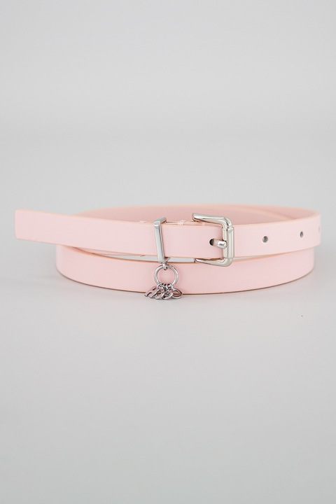 HUGO, Curea skinny de piele cu accesoriu logo, 85