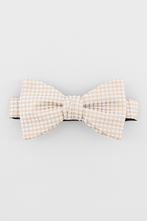 HUGO, Papion din amestec de matase, Crem, Bej deschis