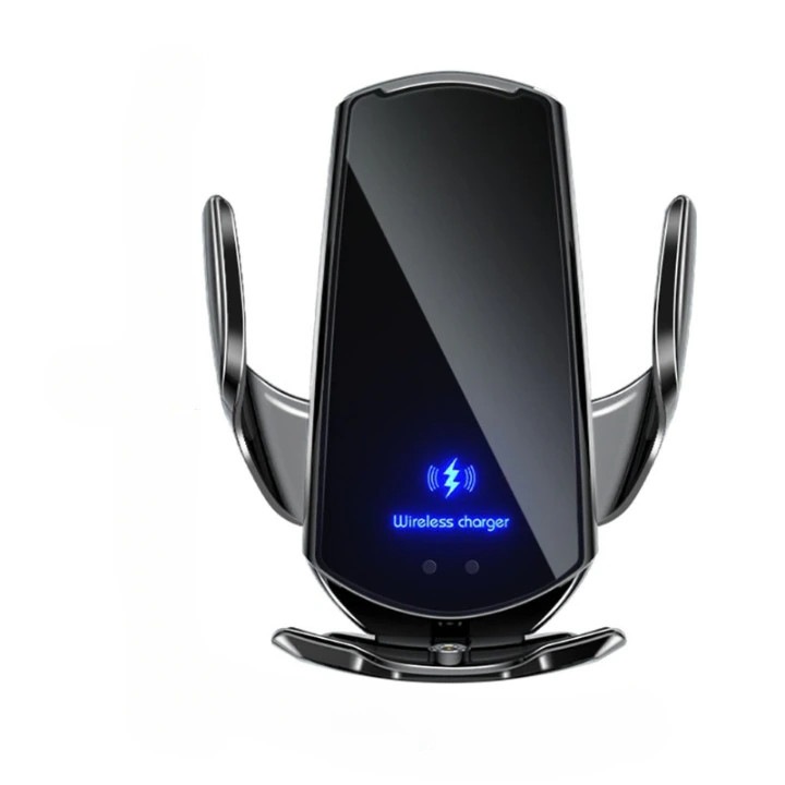 Jalleria mágneses autós telefontartó, 15 W-os gyorstöltés, 360°-os forgatás, fekete