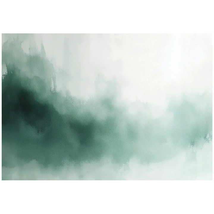 Fotótapéta, modern, falra, szobába, tapéta, nappaliba, absztrakt, zöld, fal, dekoráció, 250x175 cm, 15610VX5