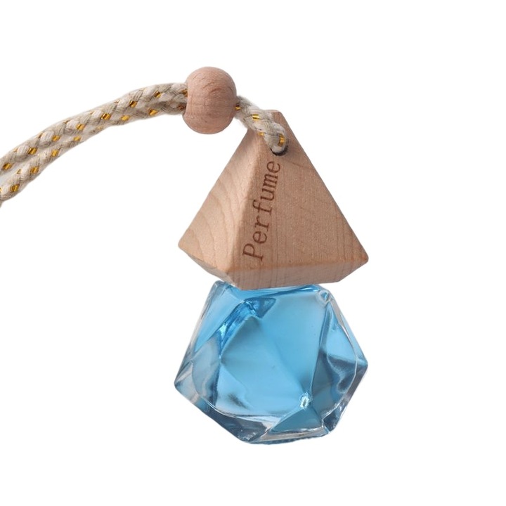 Autóillatosító, Norocos, aroma diffúzor, friss parfüm, 2 db 10 ml-es üveg szett, üveg