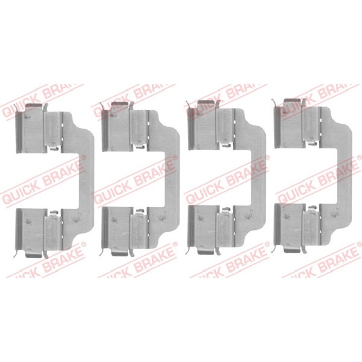 Tartozékkészlet, fékbetétek QUICK BRAKE 109-0153