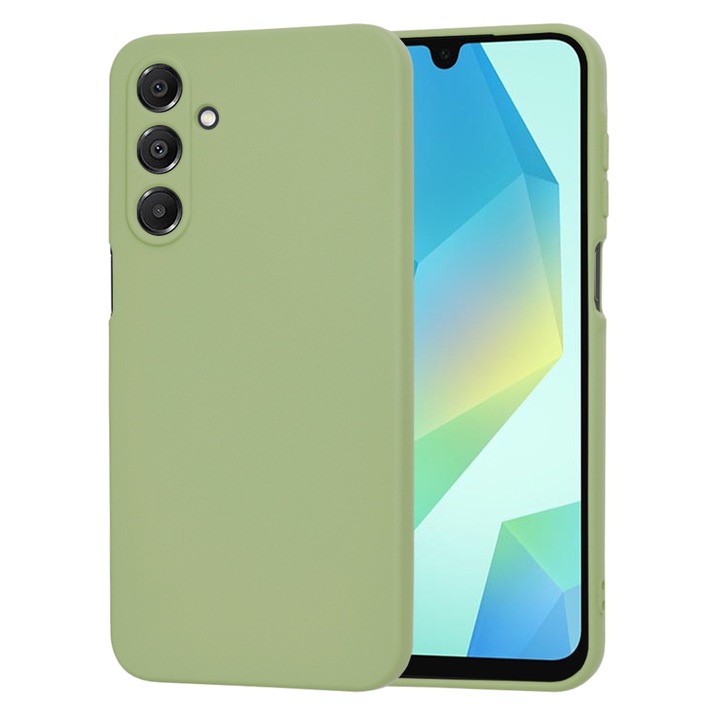 Husa silicon pentru Samsung Galaxy A16 Techsuit SoftFlex, verde