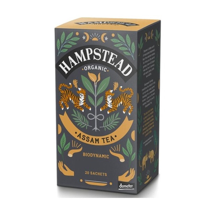 Hampstead bio assam tea - demeter 20 filter 40g