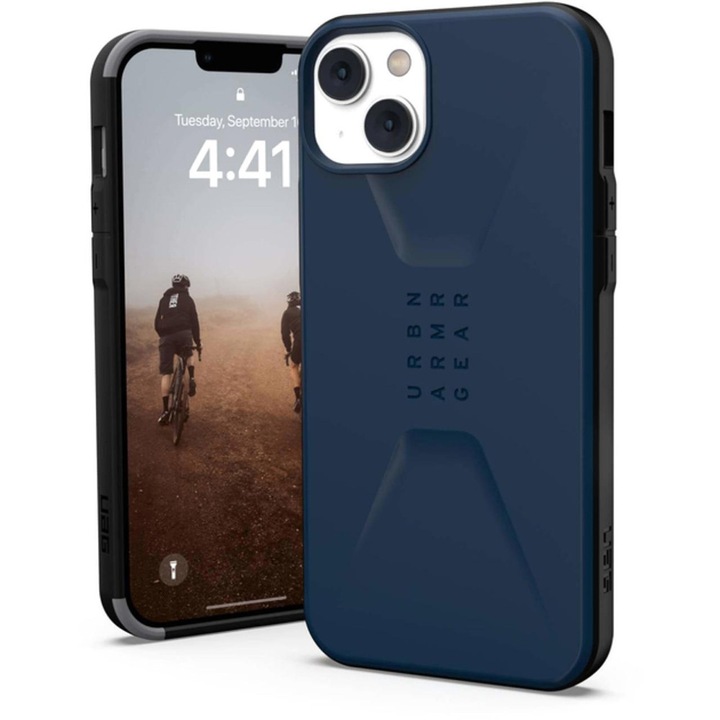 Husa pentru iPhone 14 Plus, Policarbonat TPU, UAG, Bleumarin