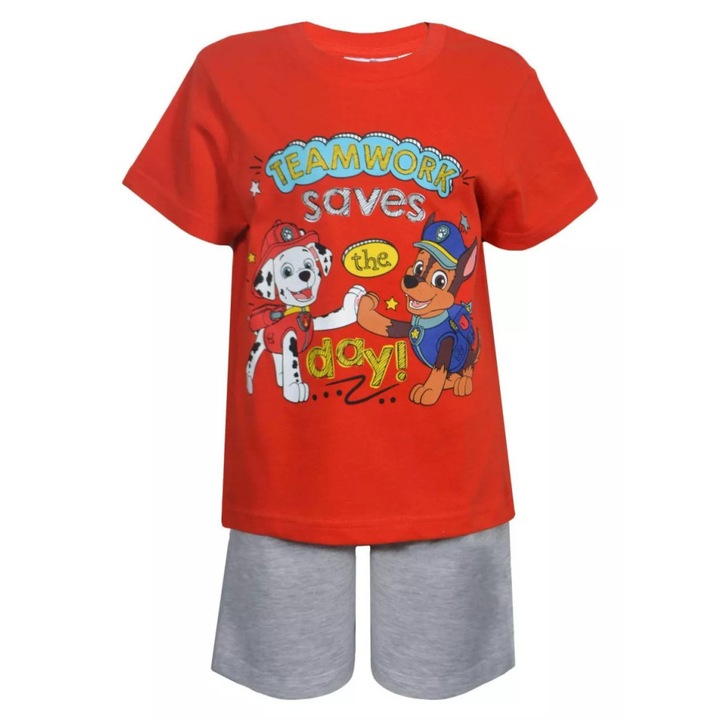 Детска къса пижама Paw Patrol, Многоцветен