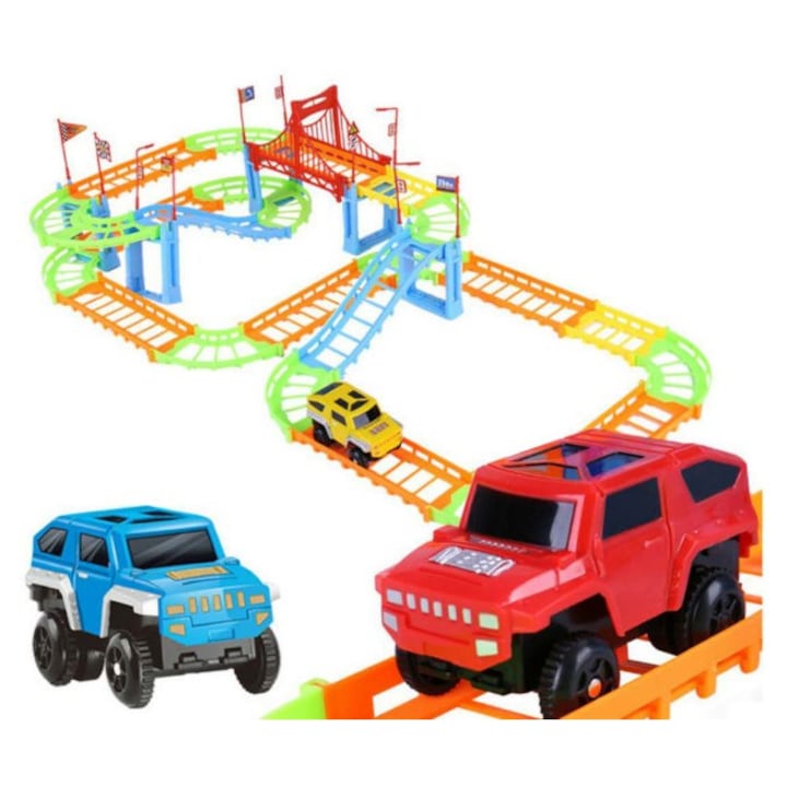 Set de constructie beizhisi, blocuri de constructie, 79 piese, alb multicolor, pentru fete, 1 an