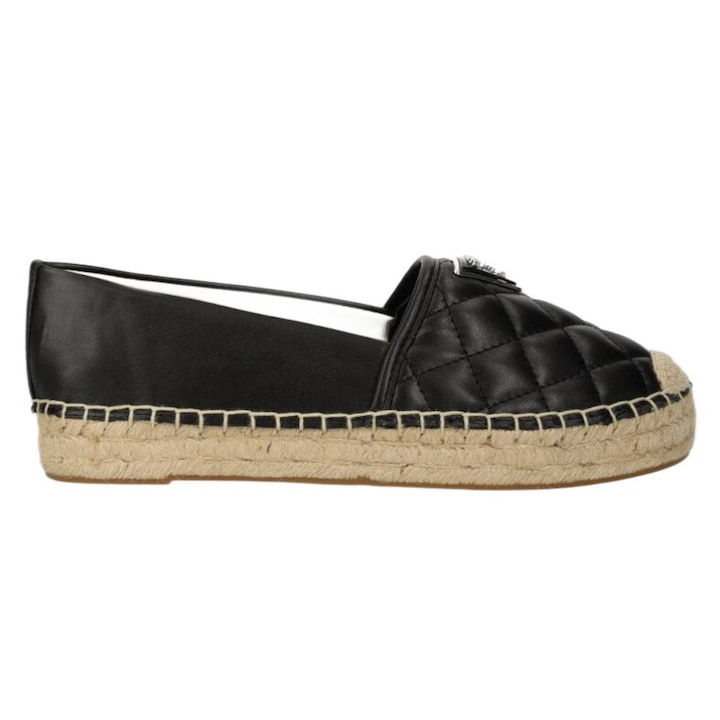 Espadrile Guess, Piele naturala, Negru, 41 EU