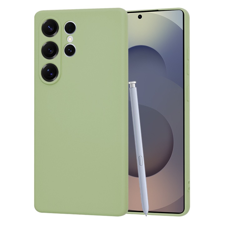 Husa Protectie Compatibila cu Samsung Galaxy S25 Ultra, Tim, Matcha