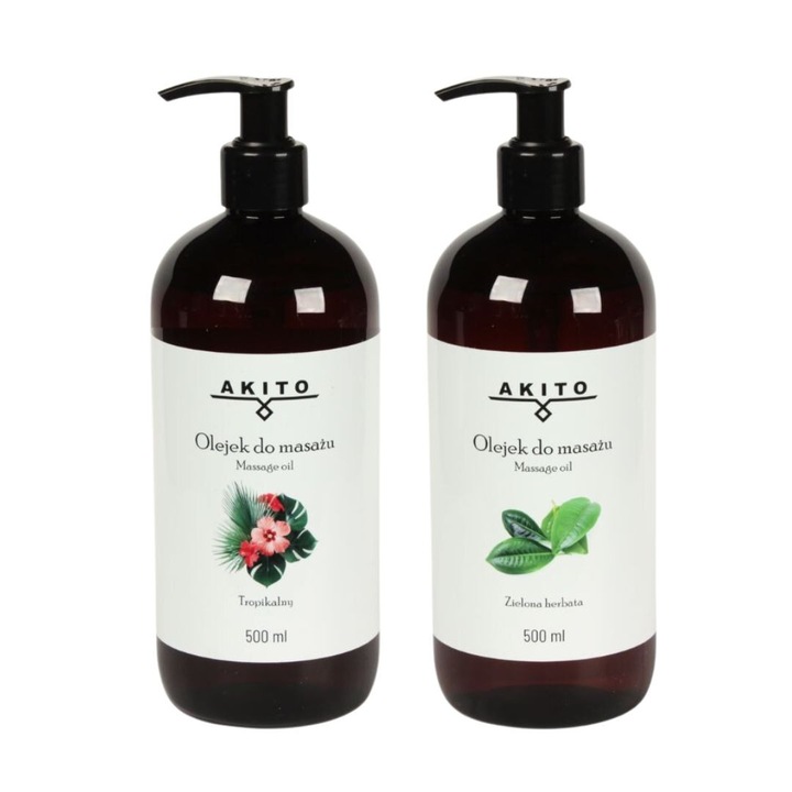 Akito Ulei de masaj Cu extract de Ceai verde si Argan