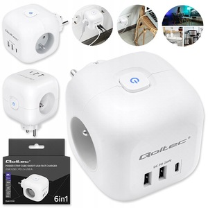 TWIST 2 Vierkant - met USB A/C | , Thuis in iedere keuken