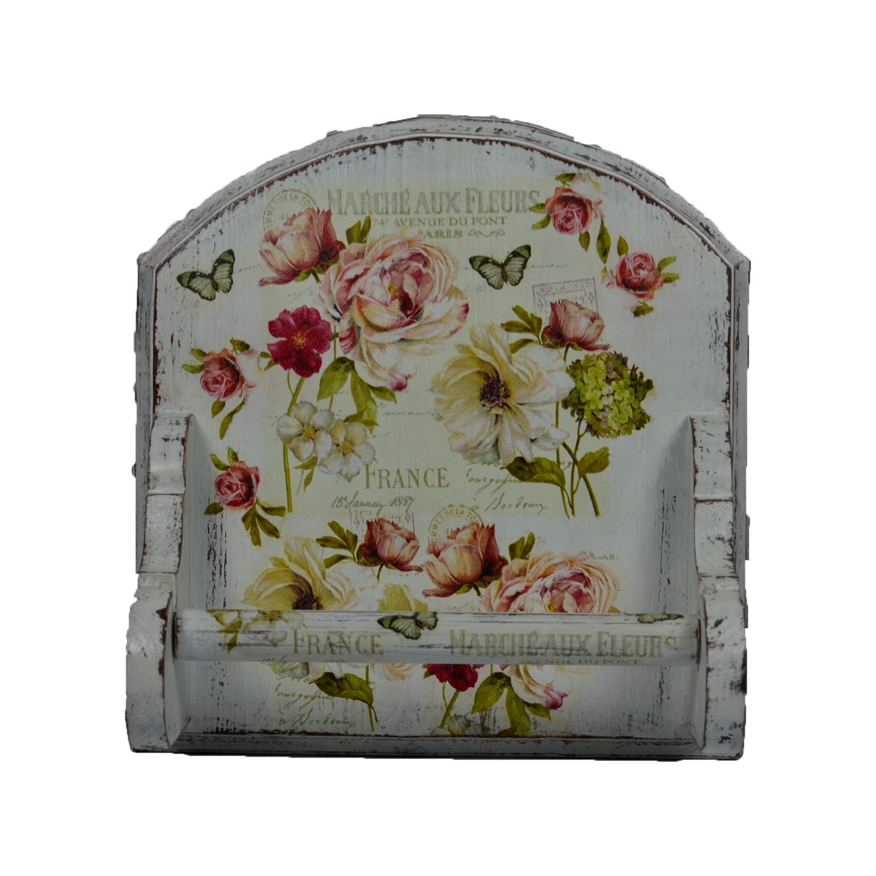 Suport pentru prosop hartie din lemn de molid 30 cm