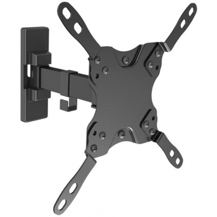 Универсален поддържащ LED телевизор с наклон, 13 - 42 инча, Черен