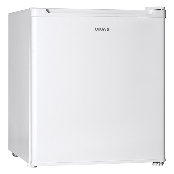 Frigider minibar Vivax MF-45, Capacitate 41 litri, Capacitate congelator 4 litri, Clasa F, Inaltime 49.2 cm, Consum scazut, Alb