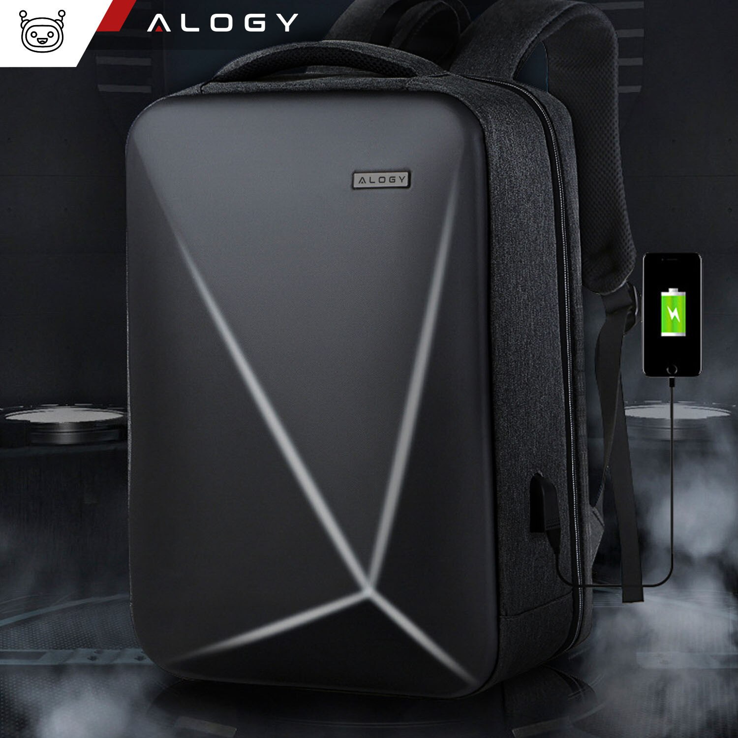 Rucsac anti-furt pentru laptop 15.6", 18L, 45x32x14 cm