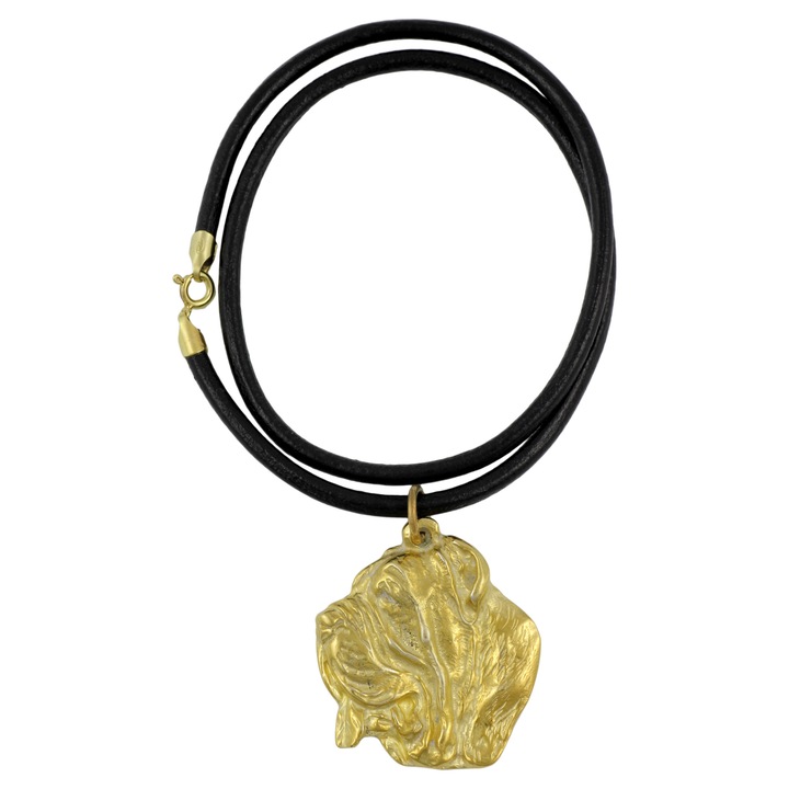 Breloc cu forma de bot de caine, design unic, metalic, argintat, set cadou