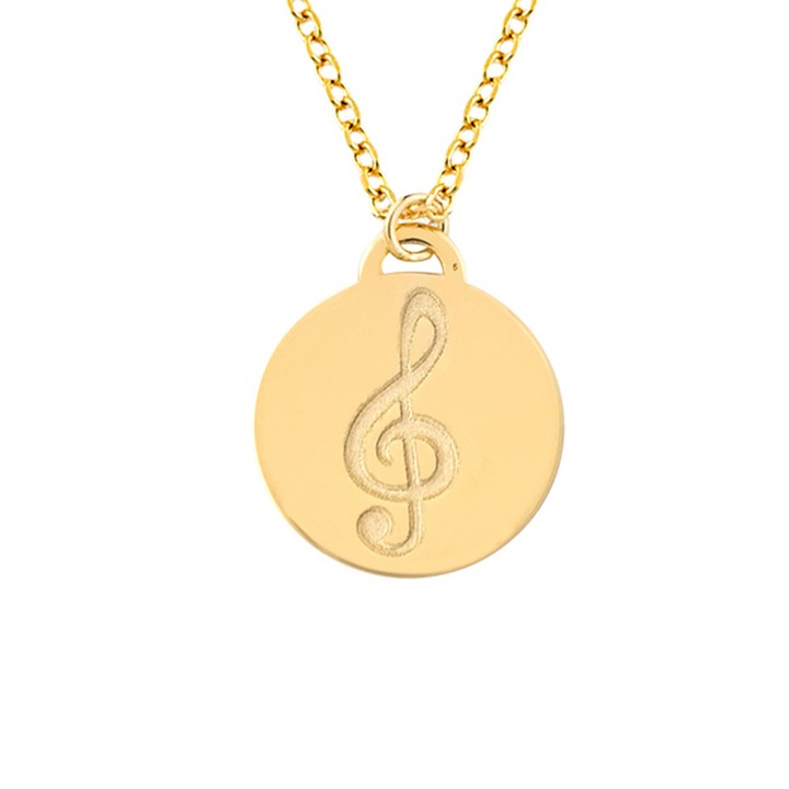 Lant cu pandantiv Ekan, din aur galben 14K