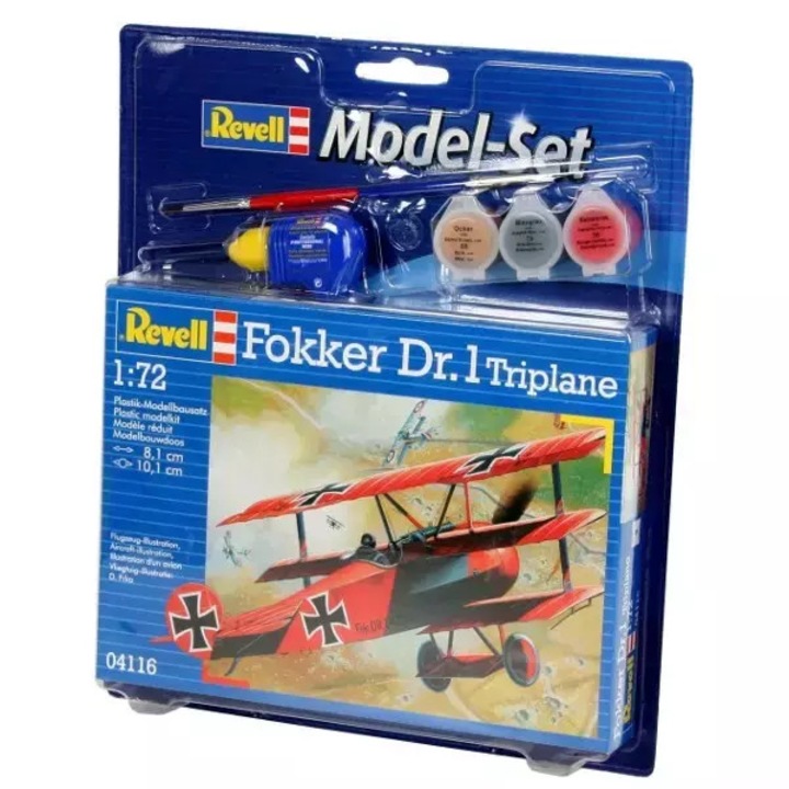 Модел Fokker Dr. 1 Triplane, Revell, многоцветен