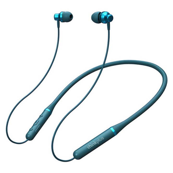 Lenovo erazer xe05 max bluetooth fülhallgató sztereo, v5.4, nyakba akasztható, mikrofon, ipx5, sport, sötétzöld