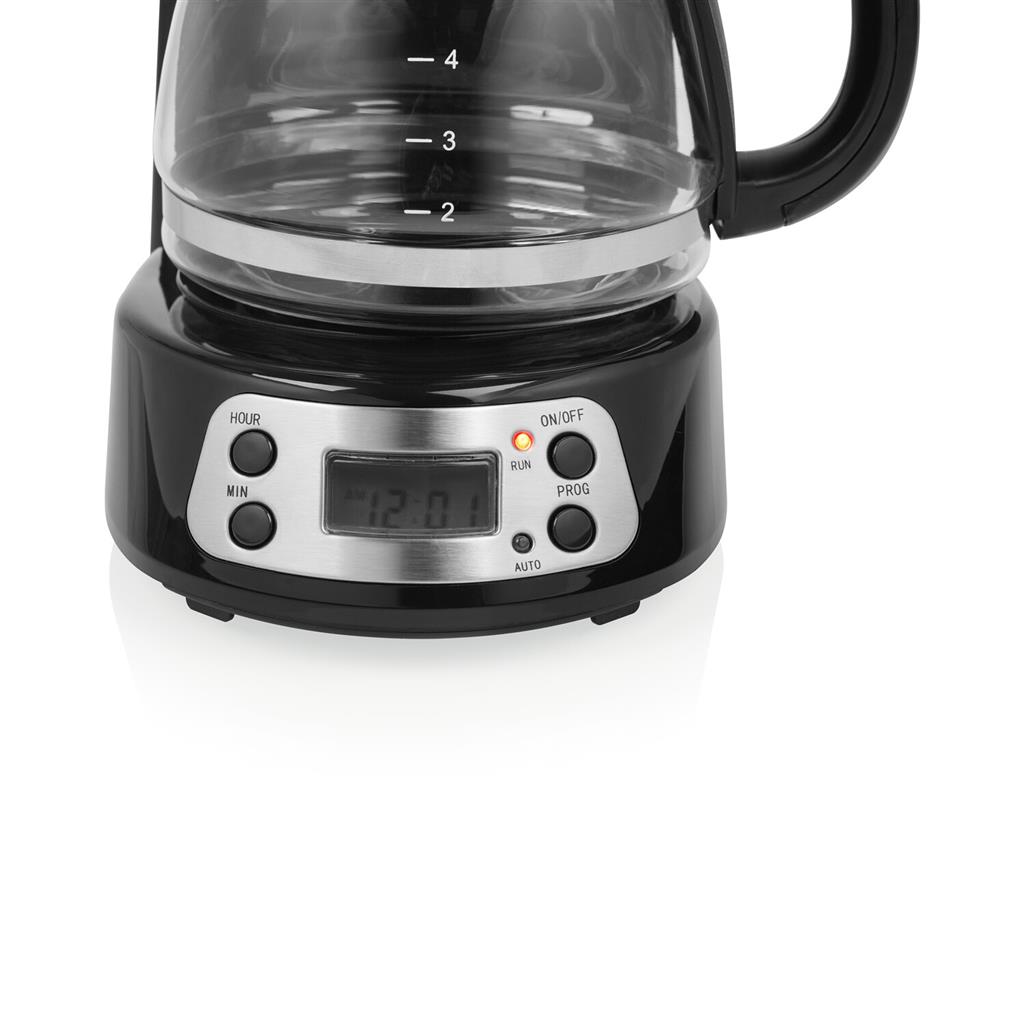 Aparat de cafea, Tristar, 600 W, negru/argintiu, 6 cesti, functii speciale
