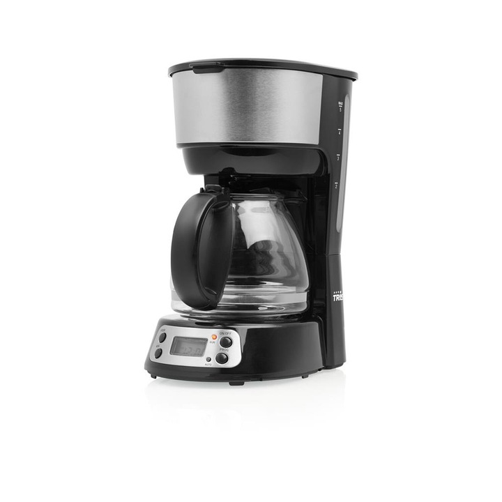 Aparat de cafea, Tristar, 600 W, negru/argintiu, 6 cesti, functii speciale