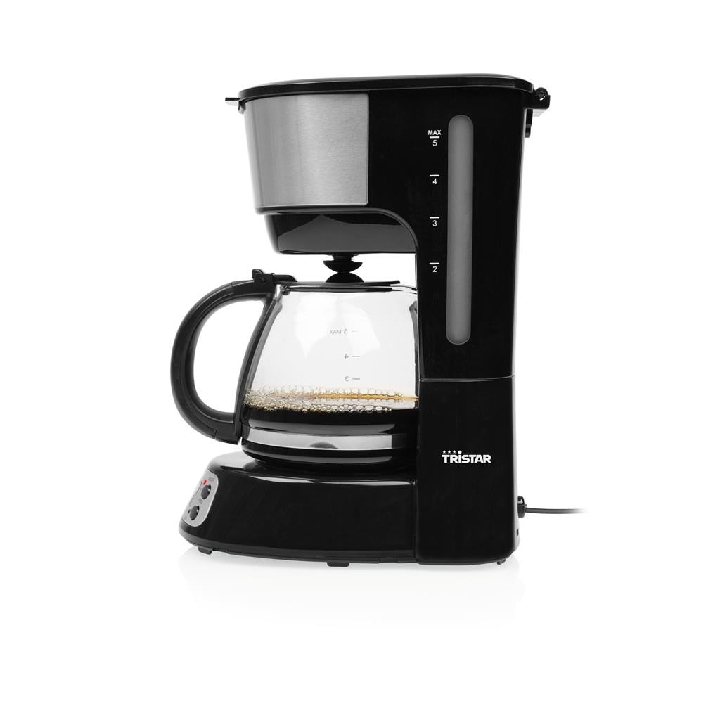 Aparat de cafea, Tristar, 600 W, negru/argintiu, 6 cesti, functii speciale