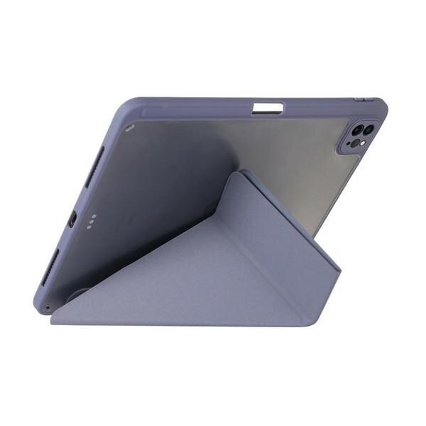 Husa tableta Smart Stand, albastru navy, pentru iPad 13 Pro 2024