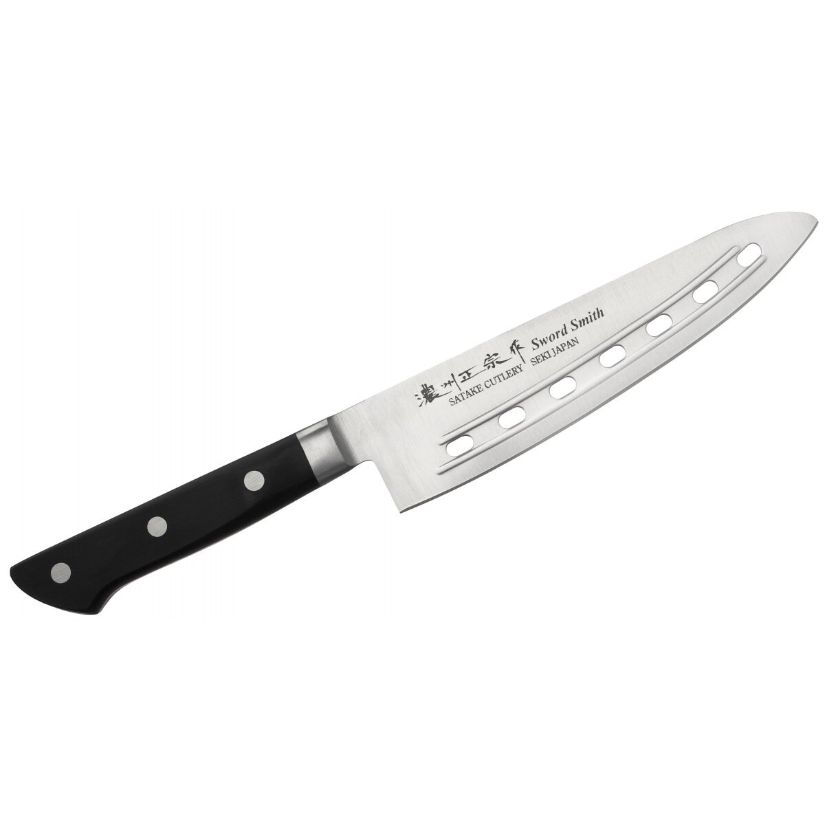 Cutit de bucatarie, Satake Satoru, Air Holes, 18 cm, otel