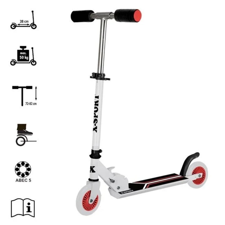 Alumínium roller, maximális súly 50kg, 63x10x22x22cm, fekete-fehér