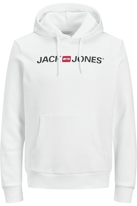 Hanorac JACK & JONES barbati, alb, marimea XS