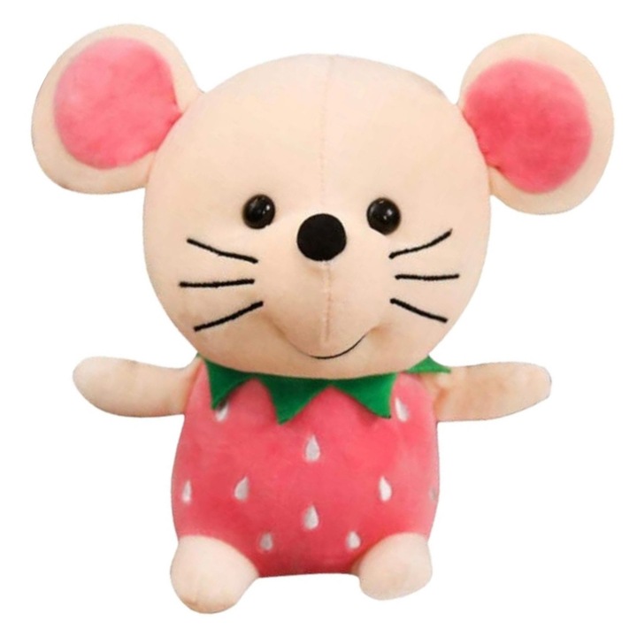 Jucarie plus, Soricel capsunica, 18 cm