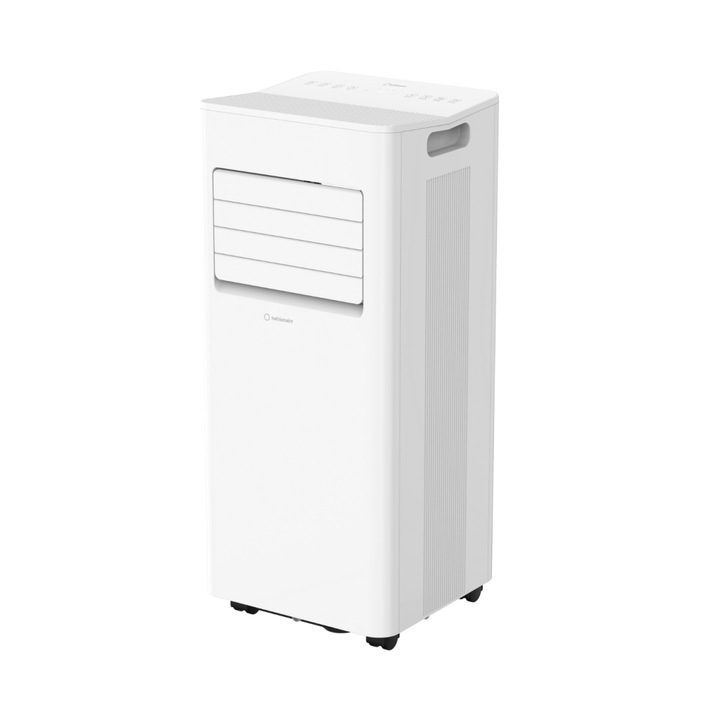 Aer conditionat portabil, Turbionaire Revigo 9, 9000 BTU, Clasa A, Eco, Kit de evacuare aer inclus, Adaptor ferestre culisante, Flapsuri multi directionale, Timer, Sleep, Dezumidificare
