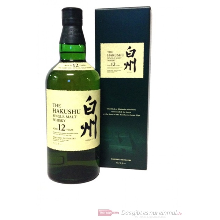 Whisky The Hakushu 12 Ani 43%, 0.7L