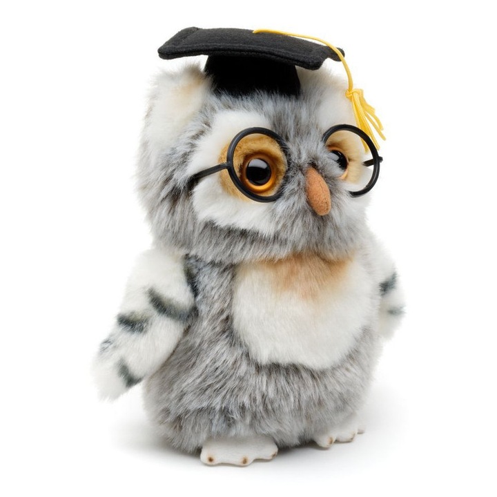 Jucarie Bufnita Absolvent de plus 19cm nat geo