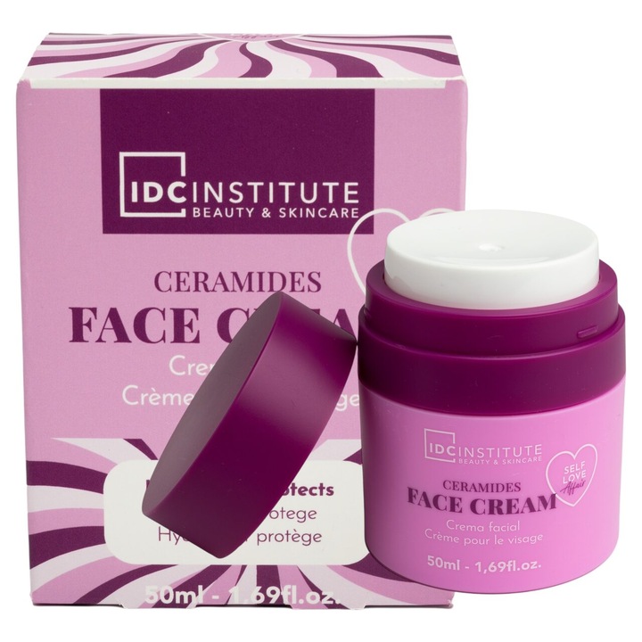 Crema de fata cu Ceramide Self Love Affair, 50ml, 12213, IDC Institute