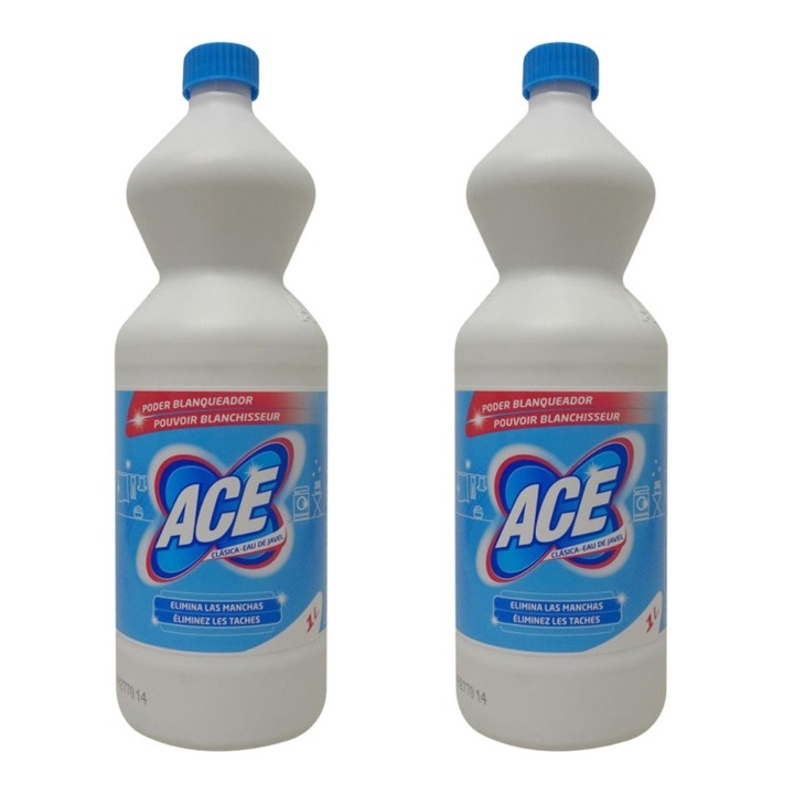 Set 2x Solutie pentru indepartarea petelor ACE, 1 litru