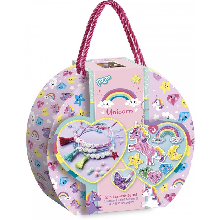 Kit creativ, Totum, bijuterii DIY 2 in 1