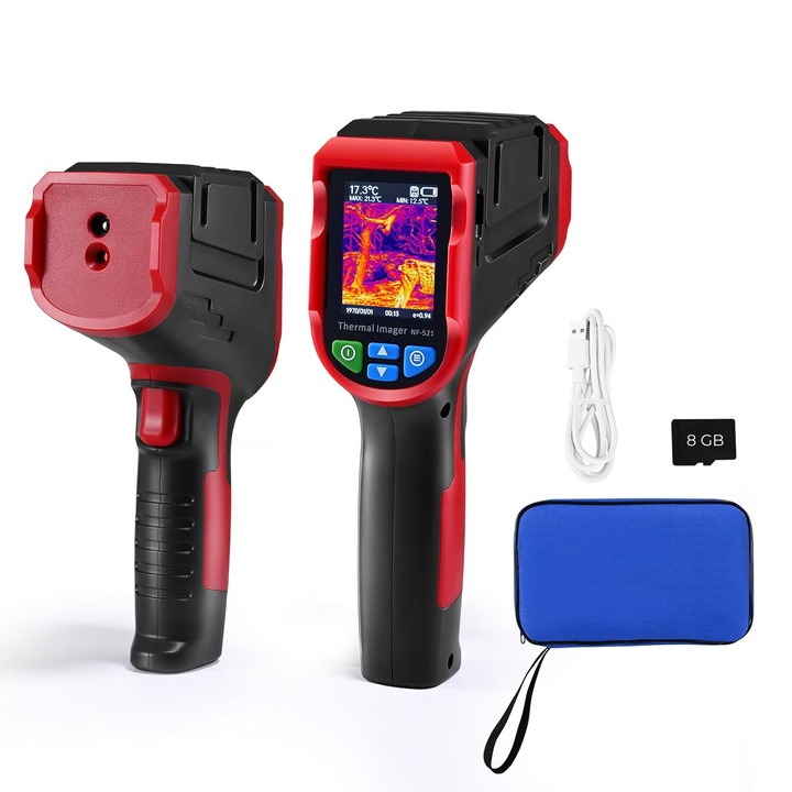Цифрова термокамера AcronicPro, 2600mAh USB батерия, -10℃/400℃, карта, черна