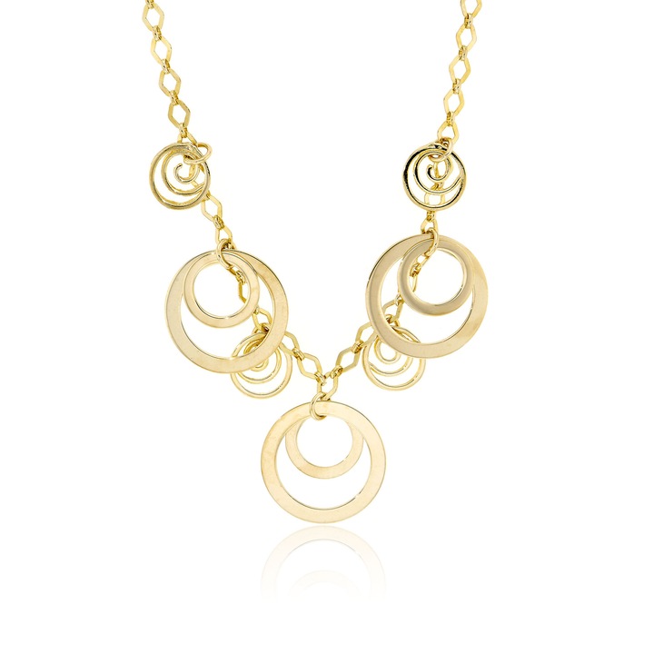 Colier din aur galben de 14 karate