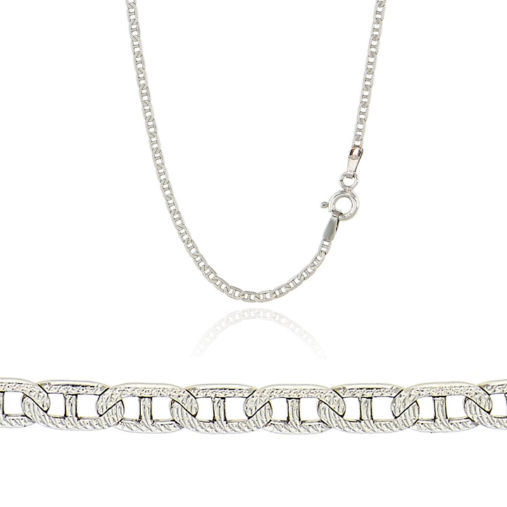 Lant dama Skaras, din aur alb de 9 K