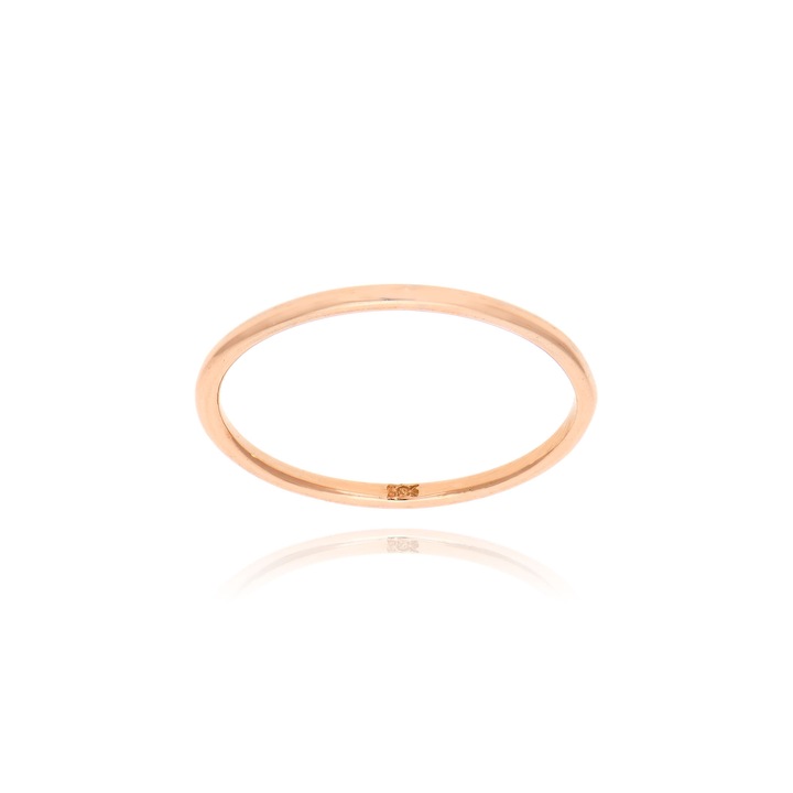 Inel dama Skaras, din aur roz de 14K