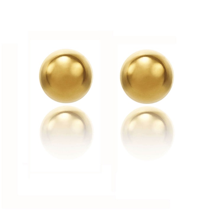 Cercei dama, Skaras, inox, auriu