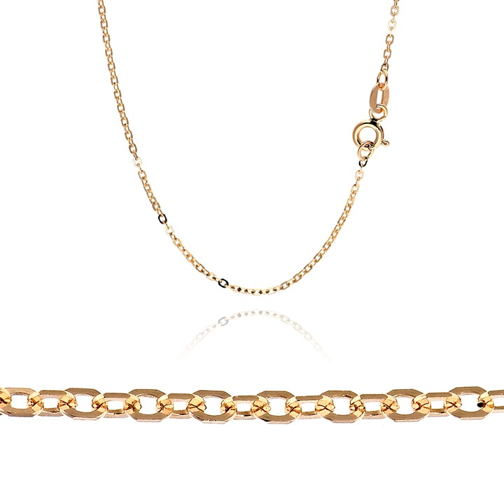 Colier Skaras, din aur roz 14K