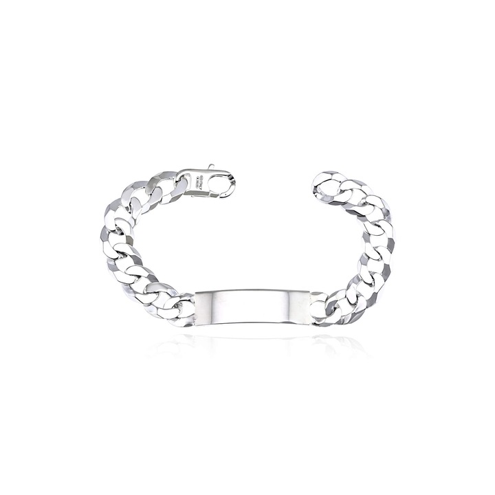 Bratara dama, Skaras, argintiu